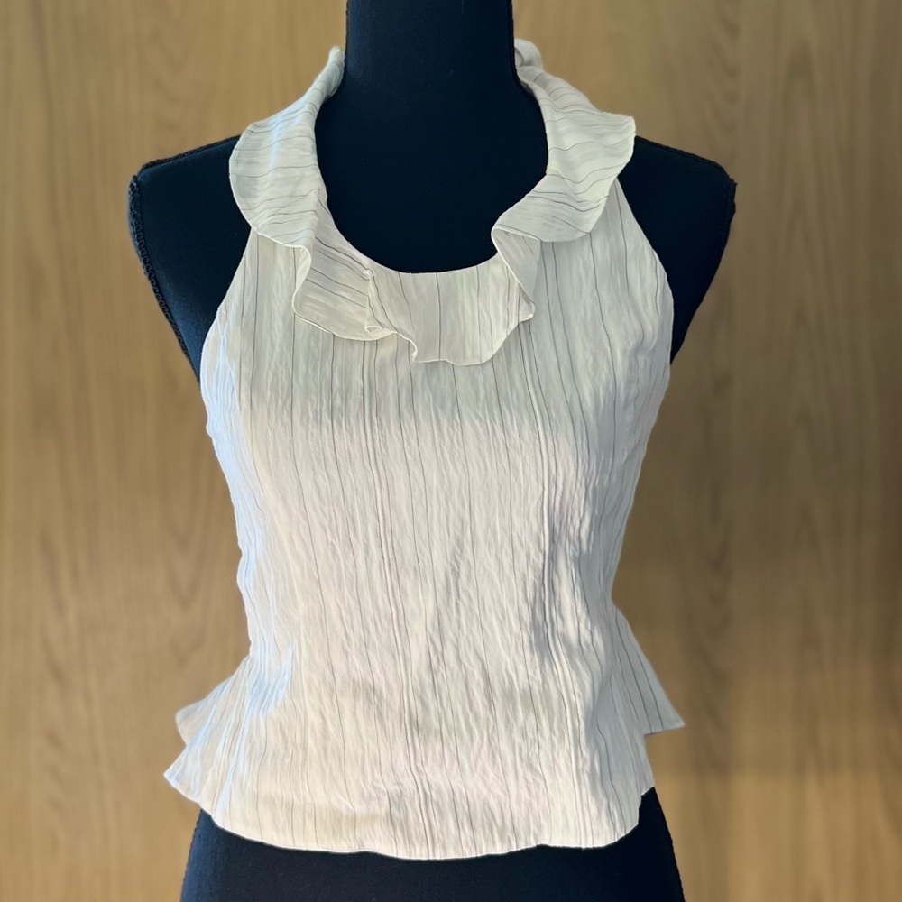 ALL Saints Ruffle Halter Top - Small